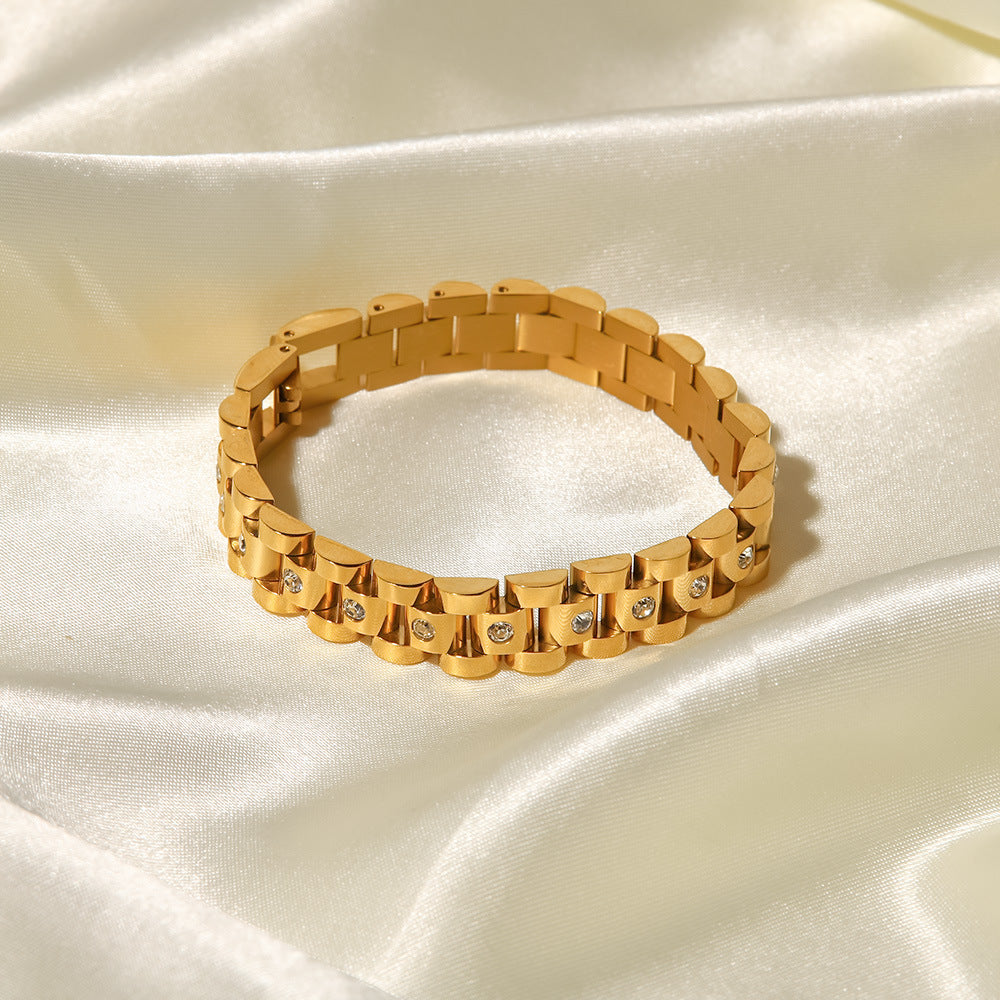 Gold plated bracelet