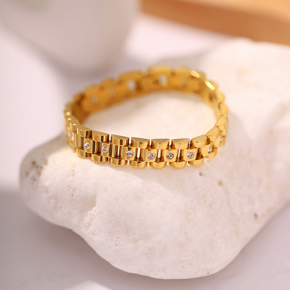 Gold plated bracelet