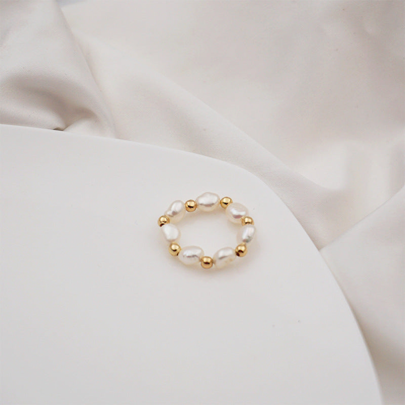 Vintage Baroque Pearl Ring