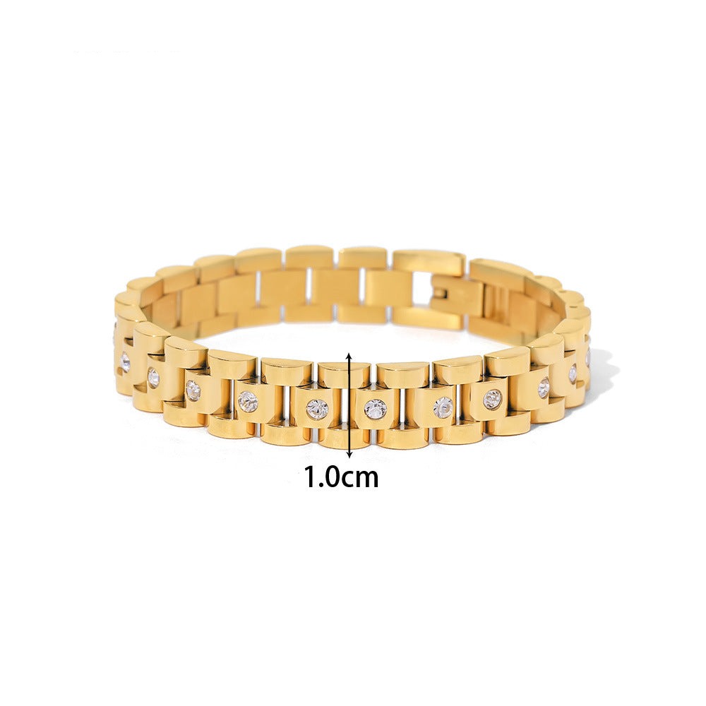 Gold plated bracelet