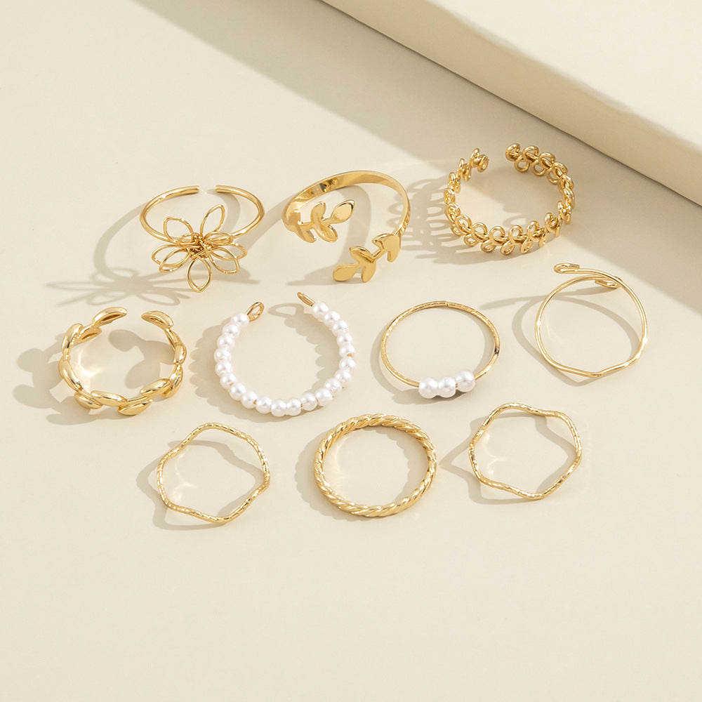 Flower Ring 10er Set
