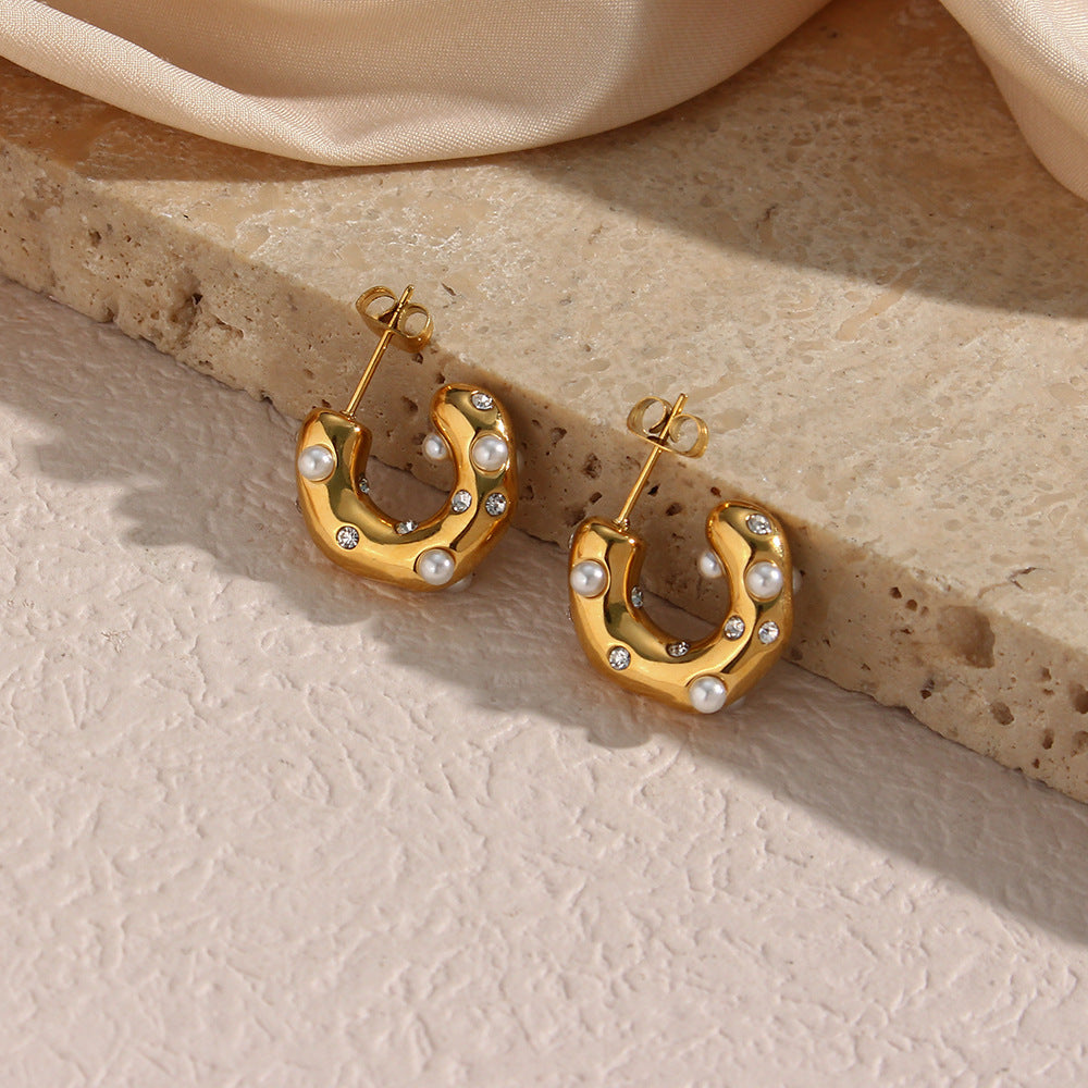 Pearl hoops