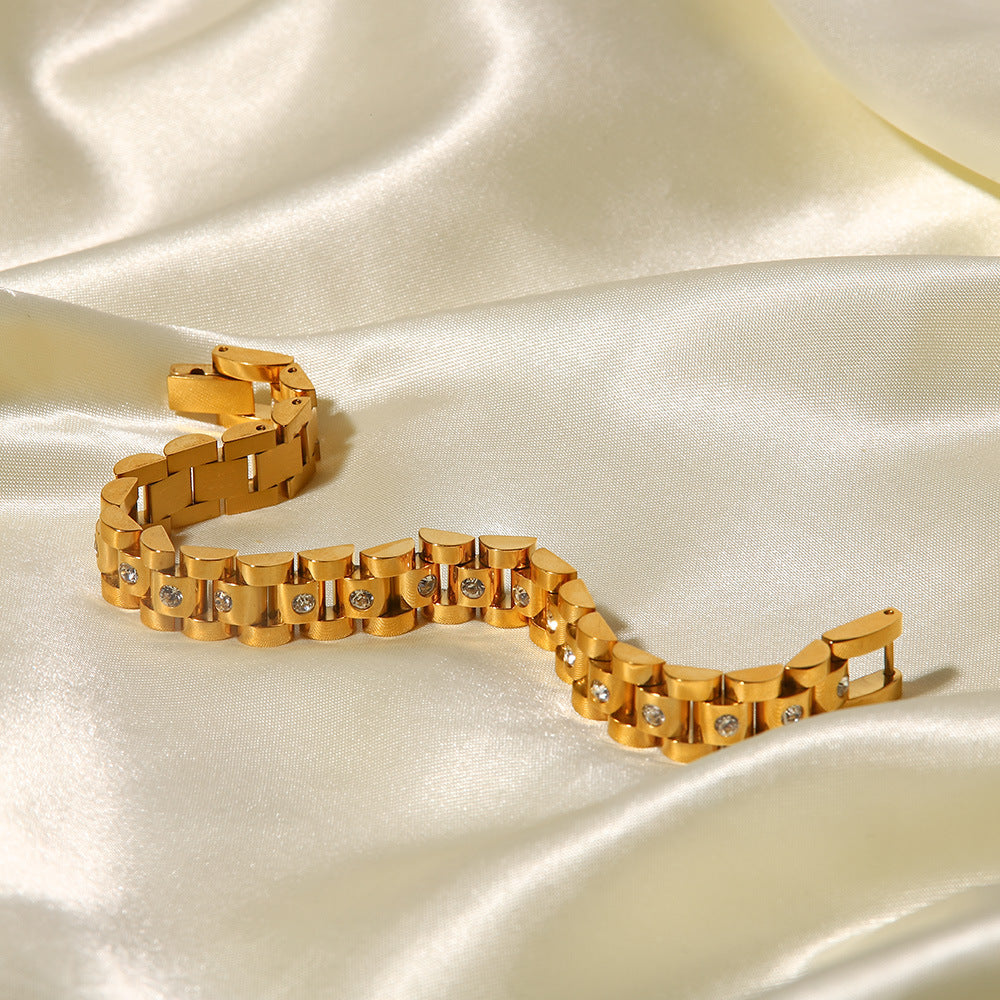 Gold plated bracelet