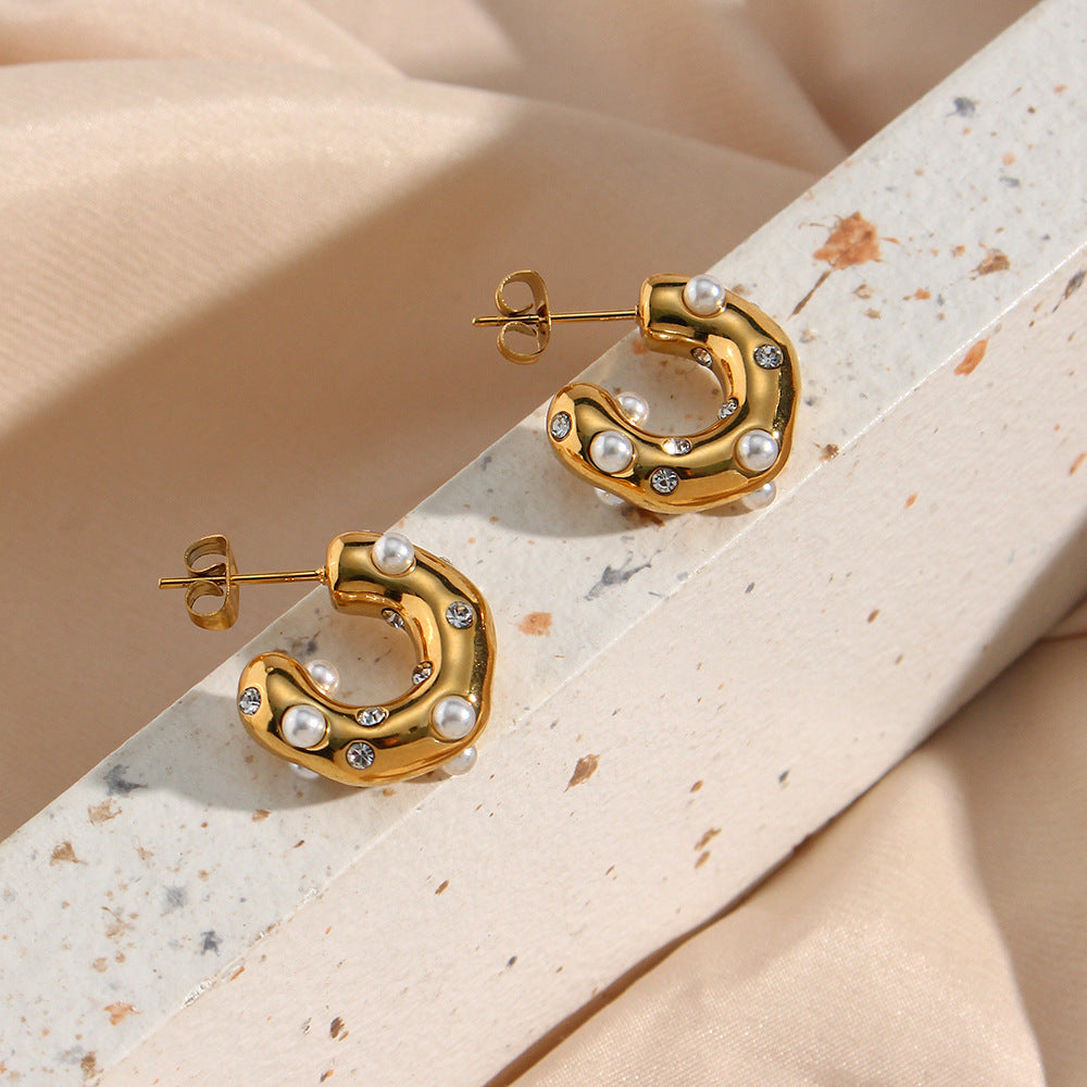 Pearl hoops