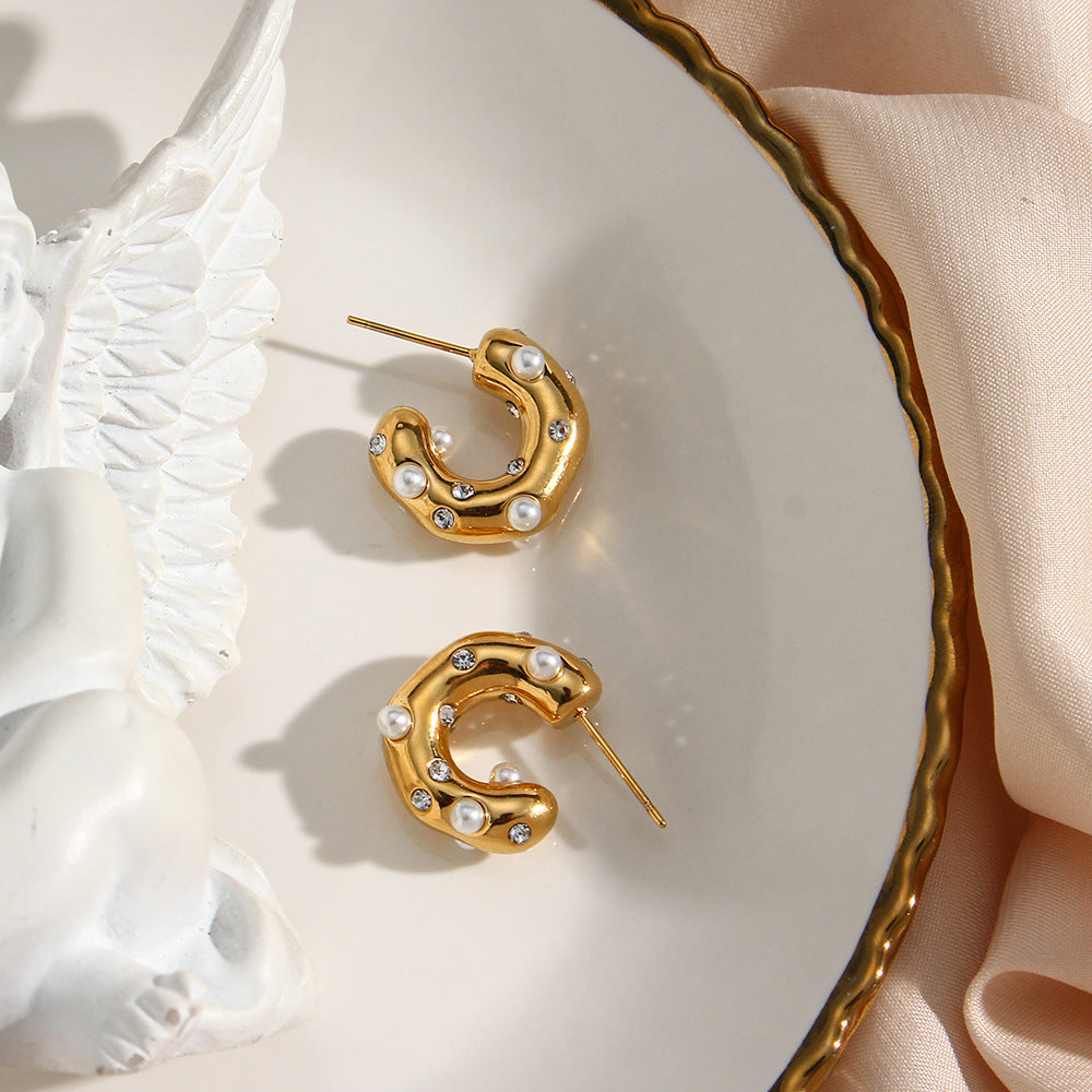 Pearl hoops