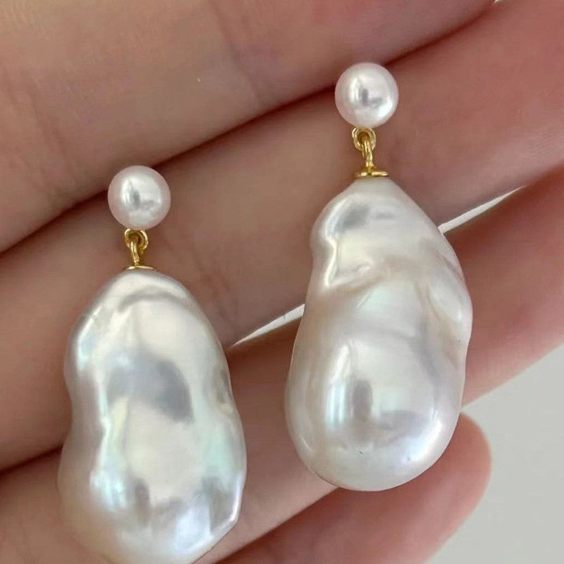 Freshwater pearl earrings