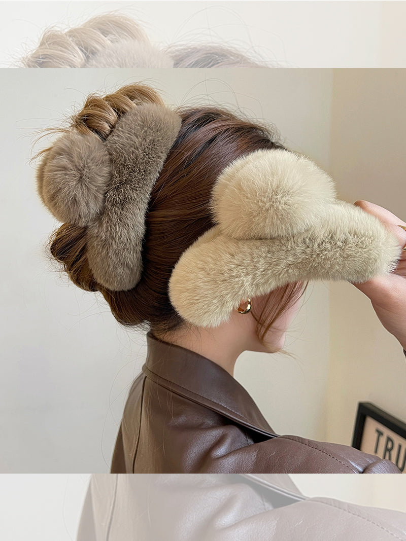 Plüsch Haarspange