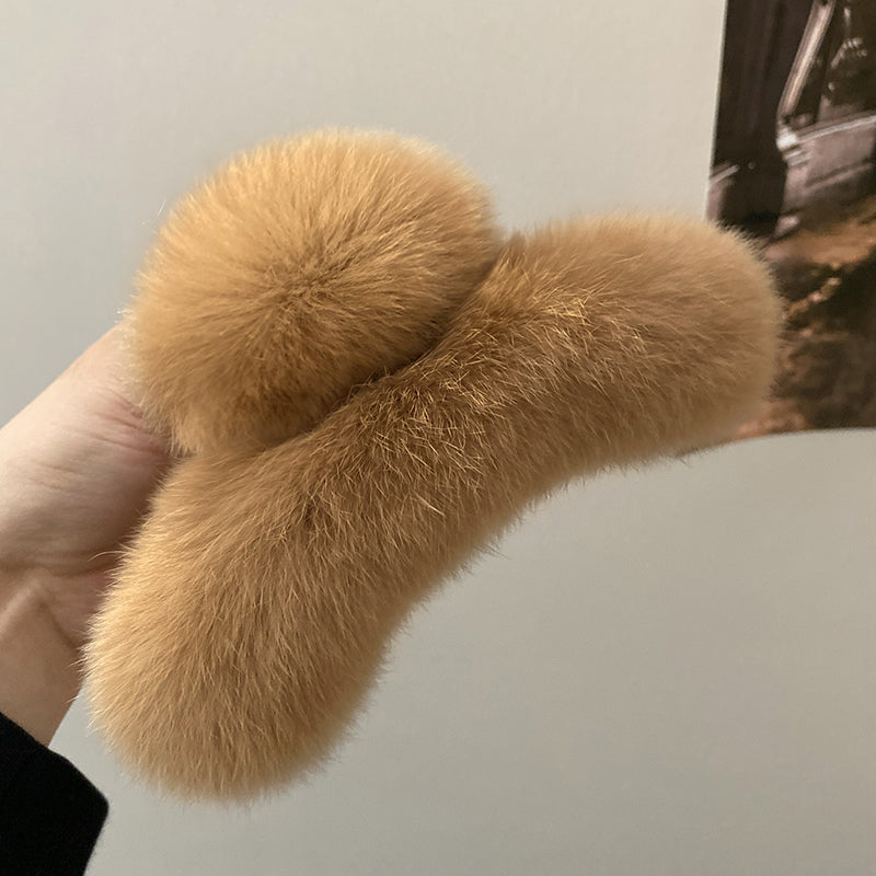 Plüsch Haarspange